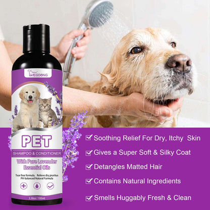 Pet Bath Relieve Skin Itching Hair Shampoo