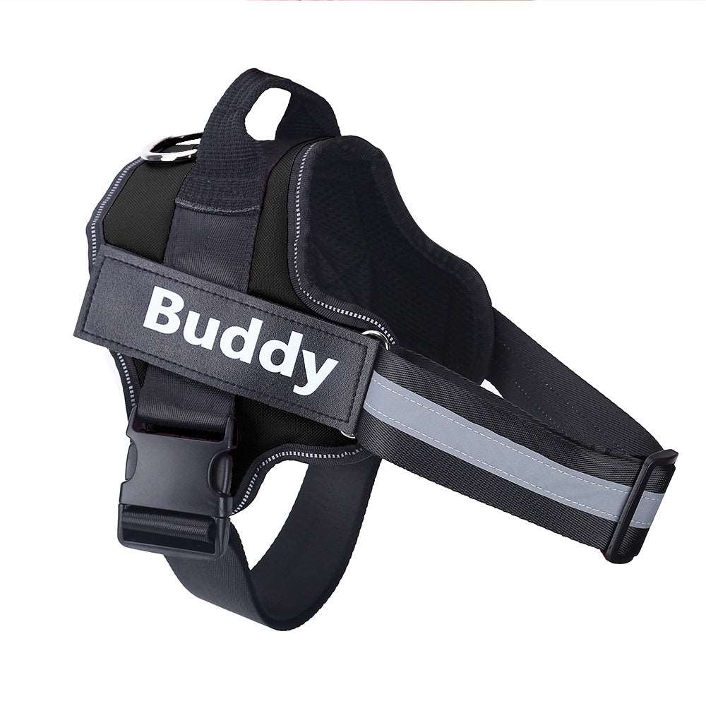 Adjustable Dog Harness with Custom name label