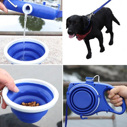 Pet Travel Kit with Water Bottle & Rope