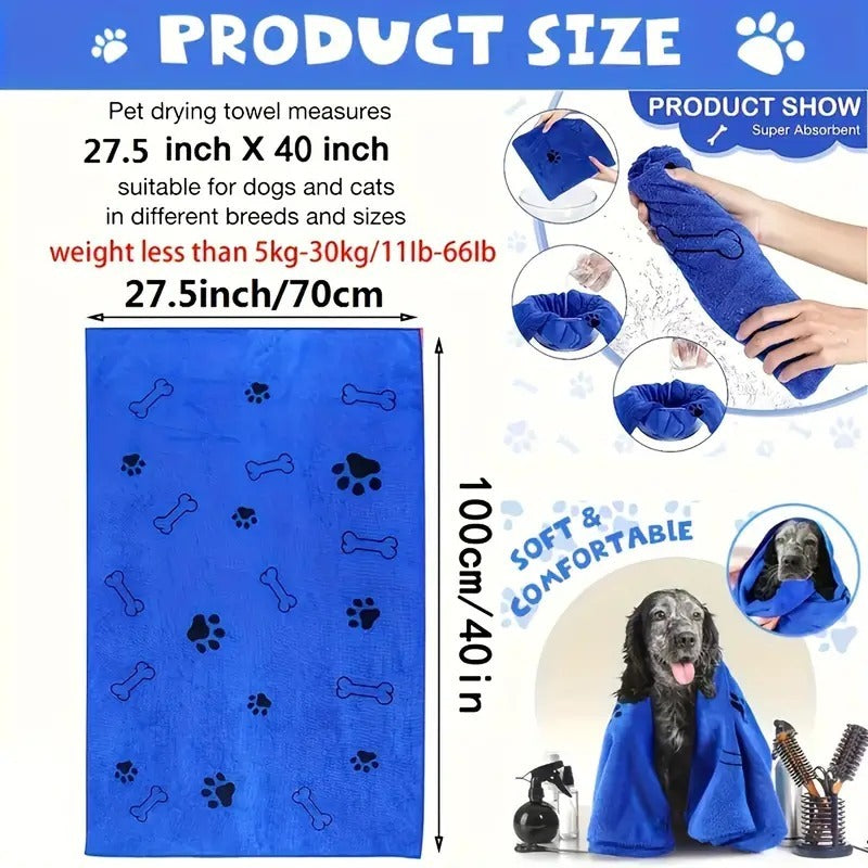 Super Absorbent Microfiber Dog Towel