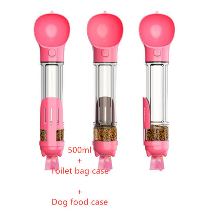 Pet Outdoor water & feeder portable bottle