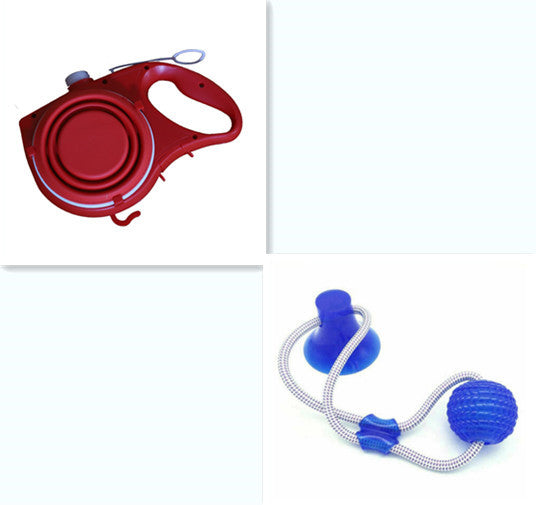 Pet Travel Kit with Water Bottle & Rope