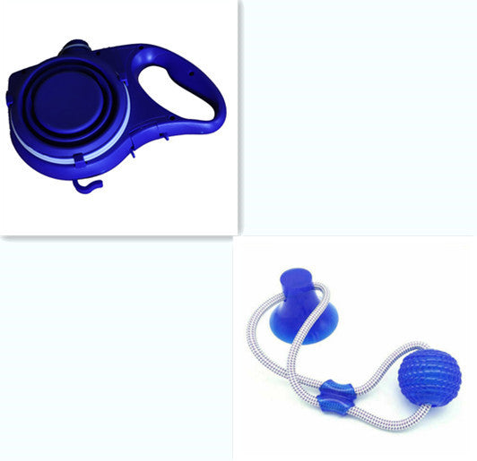 Pet Travel Kit with Water Bottle & Rope