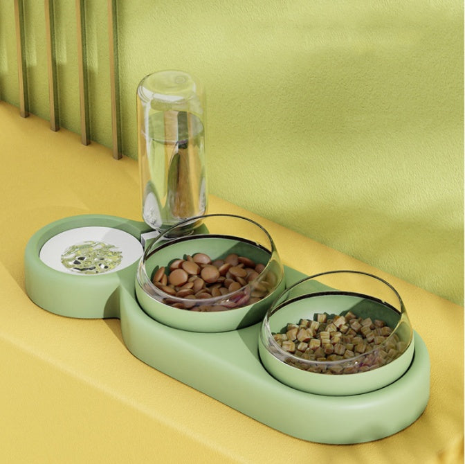 Automatic Pet Feeder With Bowls