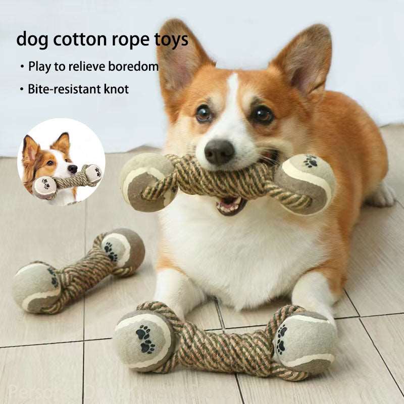 Interactive Cotton Rope Toy