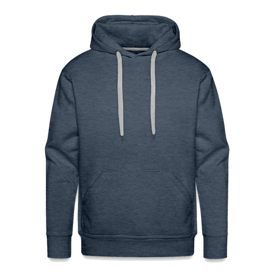 Men’s Premium Hoodie - heather denim