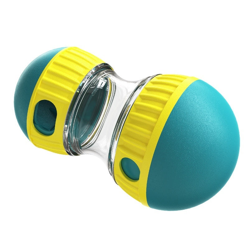 Dumbbell Treat Dispensing Dog Toy