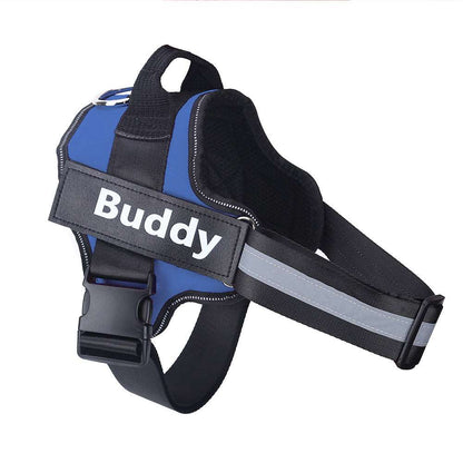 Adjustable Dog Harness with Custom name label