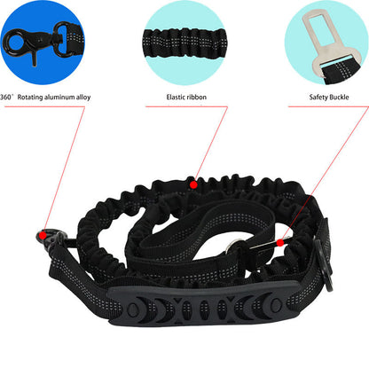 Multifunctional Dog Leash With Car Seatbelt