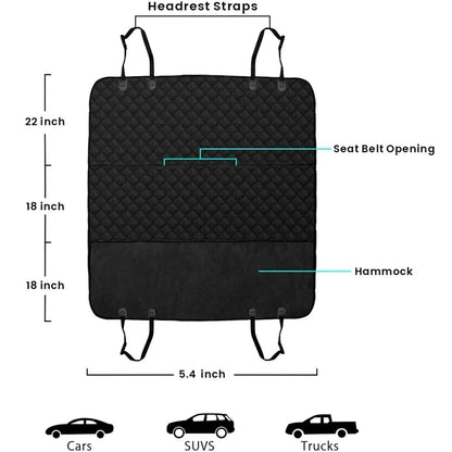 Pet Rear Seat waterproof Cover