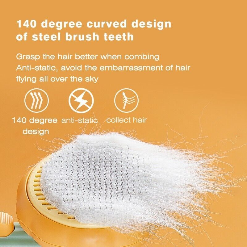 Pumpkin Comb Pet Brush