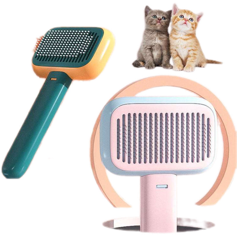 Pet Hair Brush & Massage Grooming Tool