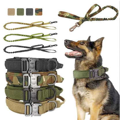 Adjustable Military Dog Collar