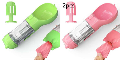 Pet Outdoor water & feeder portable bottle