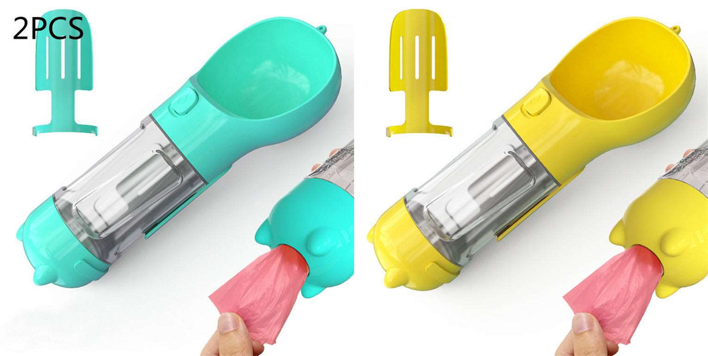 Pet Outdoor water & feeder portable bottle